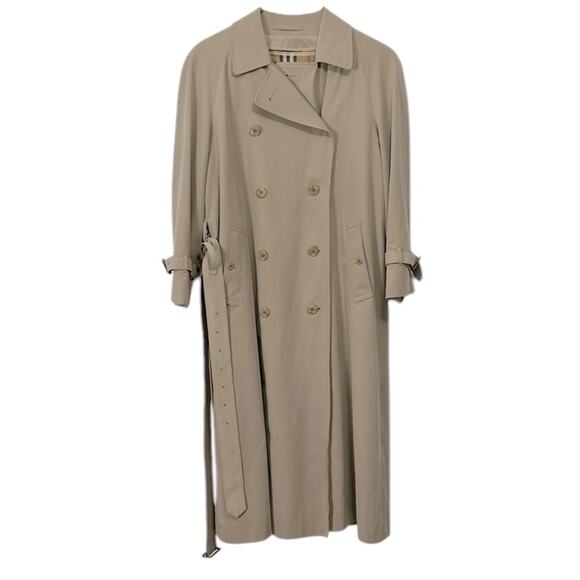 Burberry Long Waterloo Heritage Trench Coat size 12 petite - Picture 2 of 14